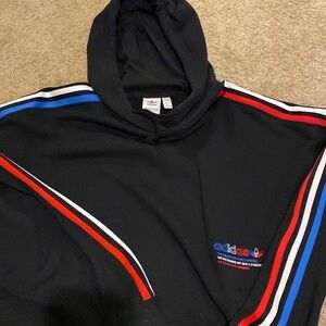 Adidas small black hoodie. Cropped